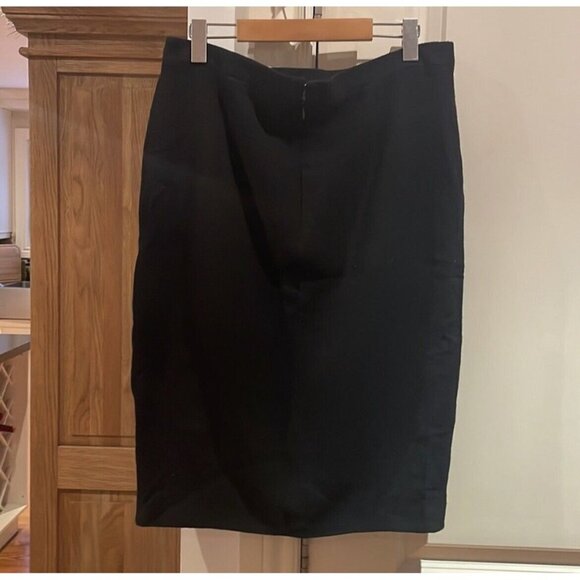 Chanel Classic Black Pencil Skirt Sz 42 - Picture 4 of 11